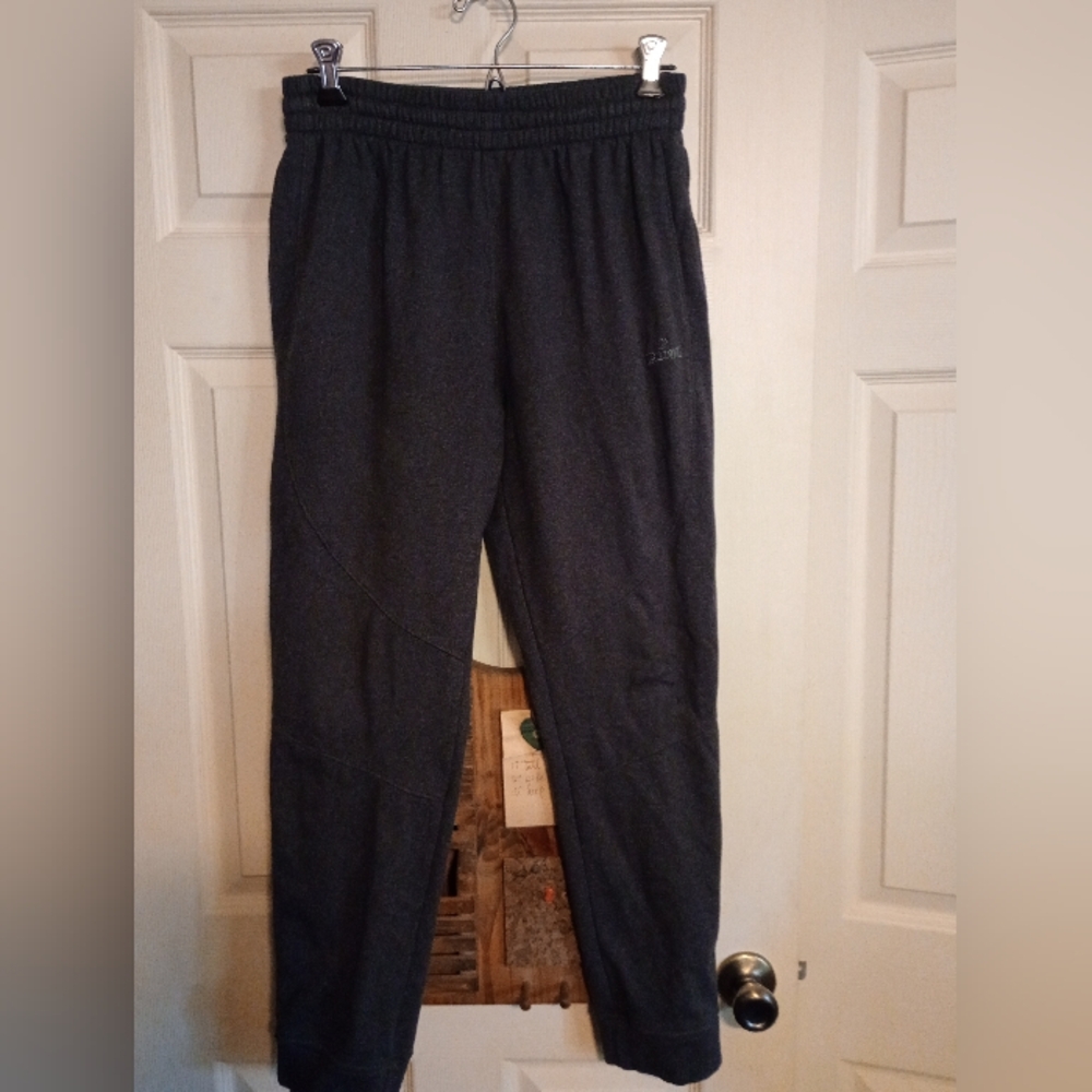 Men's Gray Spalding Tapered Sweat Pants Size Medium